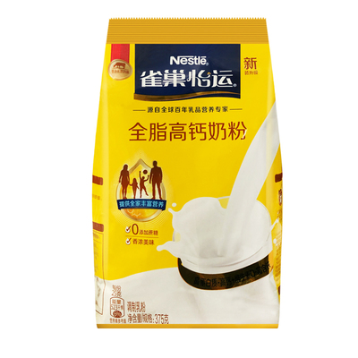 雀巢怡运全脂375奶粉*6袋高钙