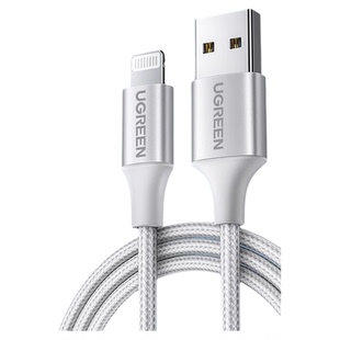 绿联适用苹果充电线mfi官方认证数据线iPhone14/13/12Promax11xr7plus8手机iPad短加长2米usb车载快充线器