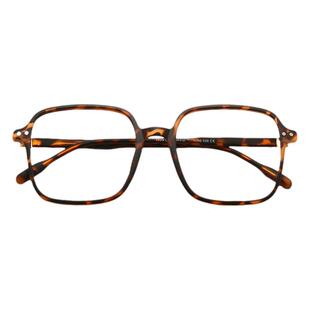 豹纹眼镜框女大脸宽显瘦TR90大方框轻款复古潮近视可配度数眼镜架