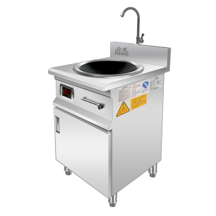 哈威商用电磁炉8000w饭店凹面大功率爆炒15kw电磁灶6000w猛火炒炉