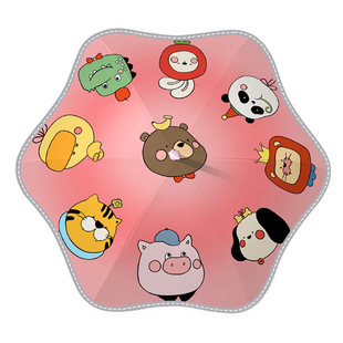 儿童雨伞学生上学专用男孩女孩幼儿园小朋友大号长柄手动半自动伞