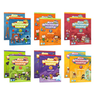原版进口 our discovery island 1 2 3 4 5 6级别培生朗文6-12岁少儿英语教材 赠送授课软件