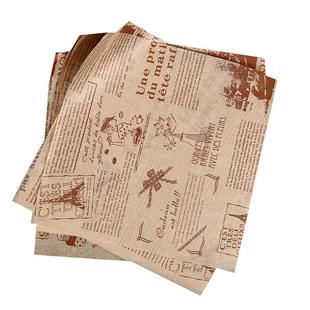 硅油纸托盘垫纸烘焙烤箱三明治汉堡防油纸烤盘一次性隔油纸吸油纸