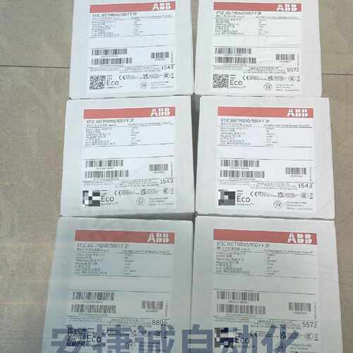 配件ABB塑壳断路器XT1C160 TMD50/500 FF 3议价
