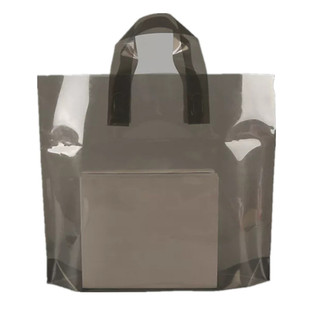 加厚透明塑料手提袋礼品包装袋子定制服装店化妆品购物袋包邮LOGO