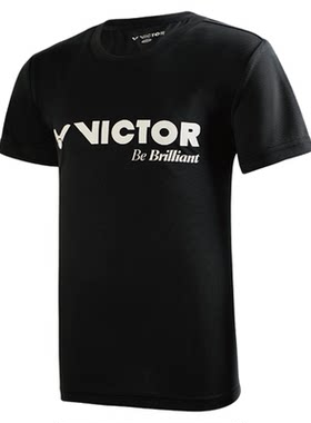 victor儿童专业运动短袖针织速干