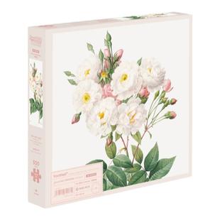 YouthWill 玫瑰圣经拼图 500片 诺伊塞特月季 名画情人节礼物