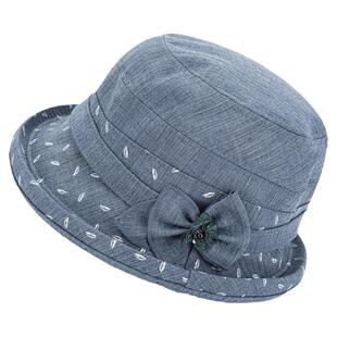 妈妈帽子女春秋遮阳渔夫帽中老年人休闲布帽夏天老人奶奶盆帽薄款