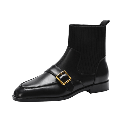 millies妙丽加绒弹力靴女靴