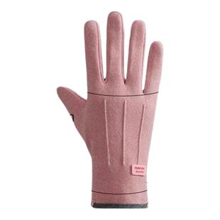 秋冬季中老年手套女2025新款加绒骑行防寒防风保暖触屏冬天防冻手