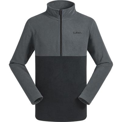 骆驼抓绒外套男摇粒绒