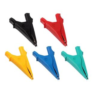 ETA1485 大电流鳄鱼夹 测试夹配件 小号 绝缘设计 耐高压4mm插入