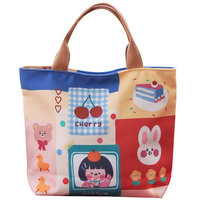 原创自制可爱卡通女包手提包小