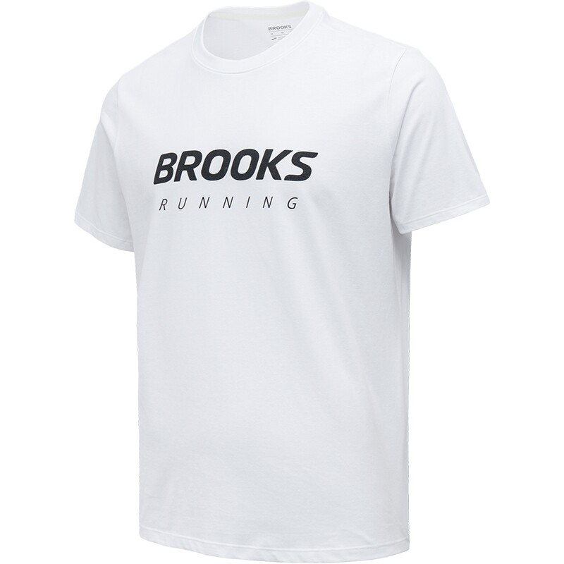 BROOKS布鲁克斯男款印花短袖上衣
