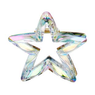 戚薇同款五角星抓夹女高级感2025新款独特漂亮大号发夹时尚发饰品