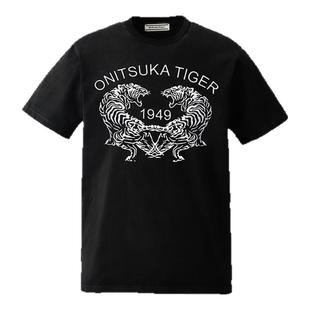 [经典]OnitsukaTiger鬼塚虎官方男女款休闲款时尚简约宽松圆领T恤