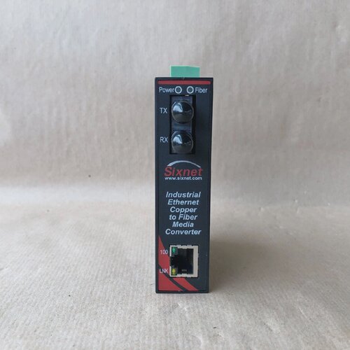 RED LION SIXNET SL2ES2ST ETHERNET COPPER TO FIBER MEDIA CONV
