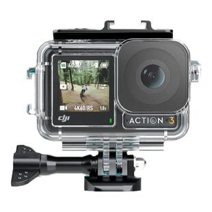 适用大疆DJI Osmo Action5pro/4/3运动相机防水壳配件运动相机冷靴口户外运动保护壳45米深度潜水配件套装