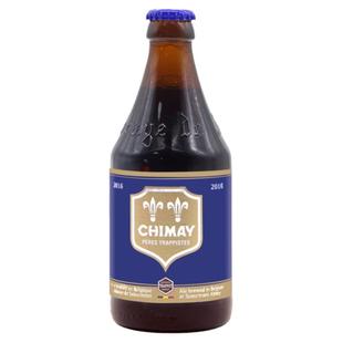 比利时进口啤酒 Chimay智美蓝帽啤酒330ml*24瓶 进口修道士啤酒