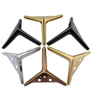 沙发脚支撑腿金属家具脚茶几桌脚架浴室柜增高腿电视柜脚床头柜腿