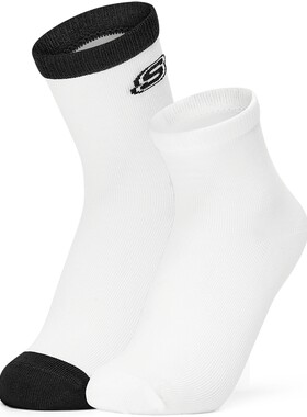 Skechers斯凯奇商场同款儿童袜子抗菌运动袜男女童短筒袜2双装