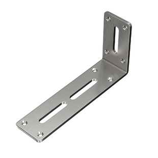 加厚角码直角固定器支架隔板角铁L型层板支撑架免打孔木板可调节