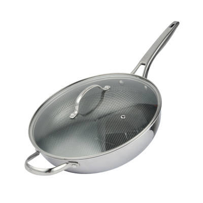 瑞士SwissDiamond蜂窝炒锅不粘锅