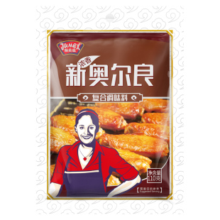 极美滋新奥尔良烤鸡翅腌料110g 家用腌制料浓香蜜汁黑椒孜然烧烤