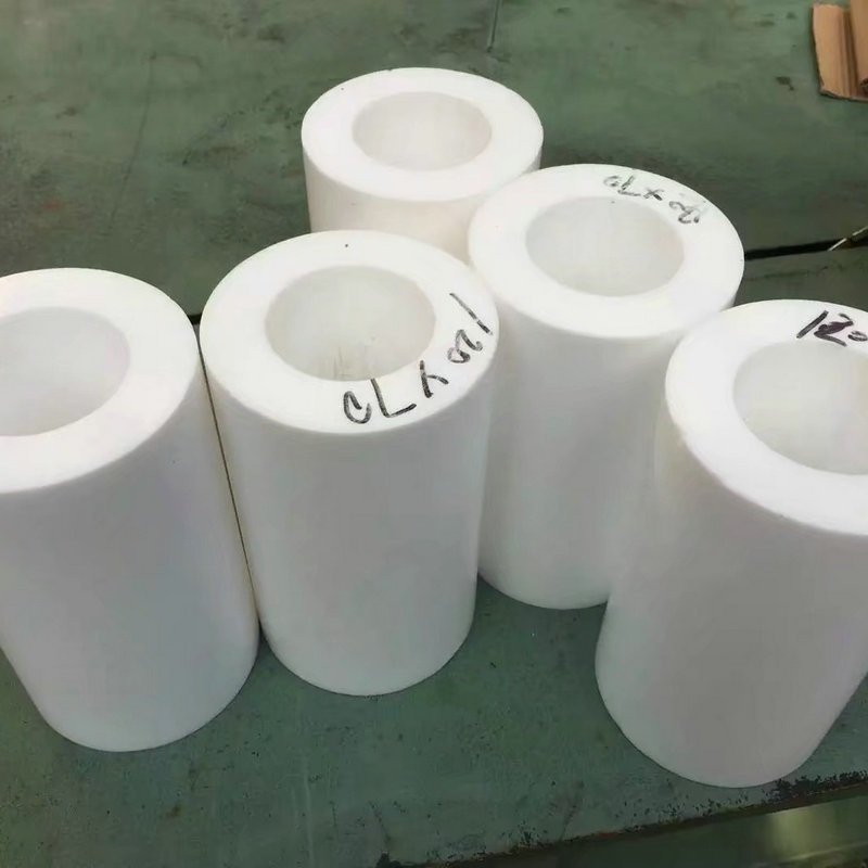 批发四氟管PTFE板铁氟龙管聚四氟乙烯套筒空心棒塑料板材管