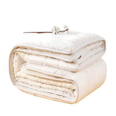 富安娜新疆棉花被子纯棉絮棉胎全棉被子春秋四季被秋冬加厚被芯