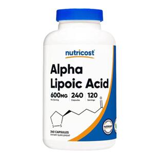 美国直邮Nutricost Alpha Lipoic Acid硫辛酸控糖600mg240阻氧化