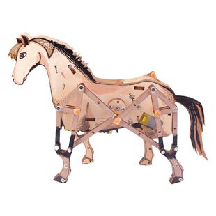 科技小制作儿童手工发明作品电动机械马模型小学生黑科技节材料包