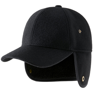 老年帽子男款冬季老人洋气老头帽爷爷爸爸加绒保暖鸭舌保暖防寒帽