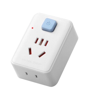 国标纯铜带开关插座三插头三孔开关插座家用10A带开关插座转换器