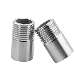 304不锈钢加厚高压焊接单头丝加长外螺纹246分1寸M20x1.5PT单头丝