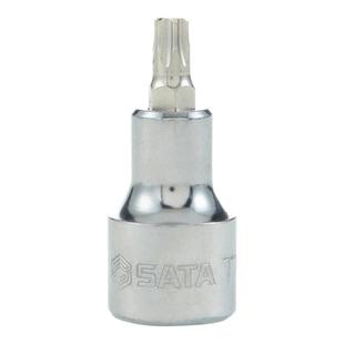 世达大飞花形旋具套筒12.5mm棘轮扳手梅花套筒头加长花键批头t30