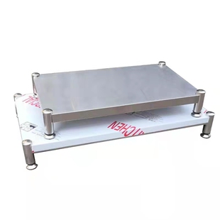 电磁炉支架子不锈钢底座收纳防潮汤桶微波炉架一层单层加高置物架