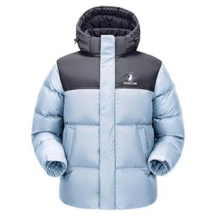 骆驼企鹅羽绒服女款冬季新款防风加厚保暖好看面包服外套远山蓝男