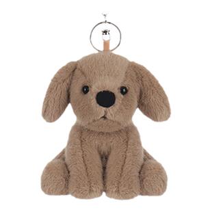 Apricot Lamb浅棕色拉布拉多钥匙扣书包挂件可爱玩偶毛绒包包挂饰