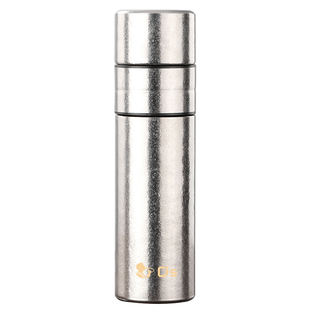 点盛高端纯钛保温杯男款茶水分离泡茶杯子大容量钛杯定制礼品水杯