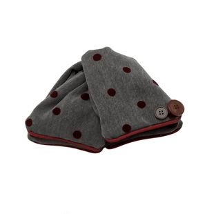 韩系波点布艺贝壳三角抓夹女2025年新款发夹后脑勺饱满鲨鱼夹发饰