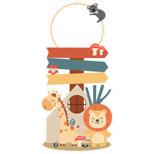 宝宝满月百天宴布置品kt板迎宾牌儿童周岁生日卡通指示牌定制照片