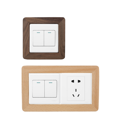 实木遮挡开关装饰遮丑防脏插座