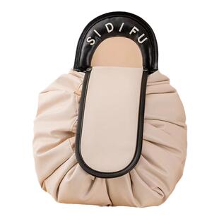 懒人化妆包手提抽绳式束口洗漱包化妆品收纳袋旅行便携收纳包防水