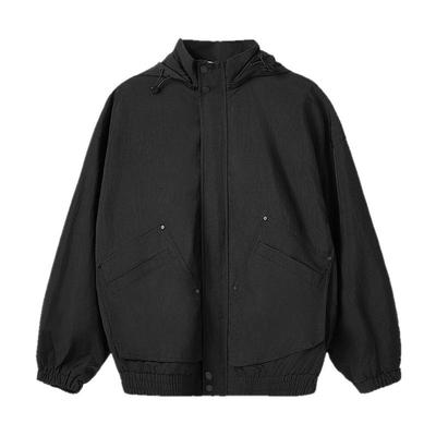 商场同款流石男装连帽休闲夹克