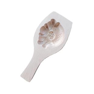 带柄月饼馒头面食模具年糕绿豆糕状元糕南瓜饼艾糍粑烘焙模具木质