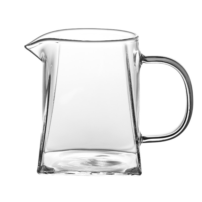 大容量玻璃水果茶杯带把手