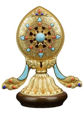 慧宝小号黄铜佛堂桌面摆件