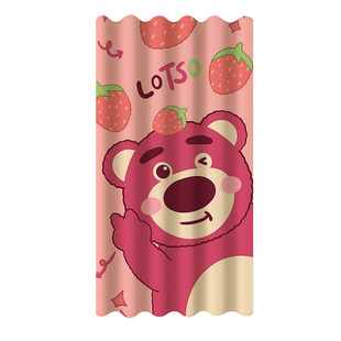 高级感卡通门帘卧室房间家用隔断帘空调防冷气挂帘免打孔遮挡帘子