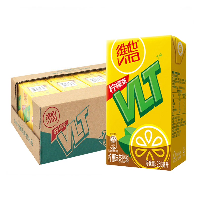 维他柠檬茶零糖低糖24盒装